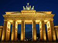 Brandenburg gate i Berlin