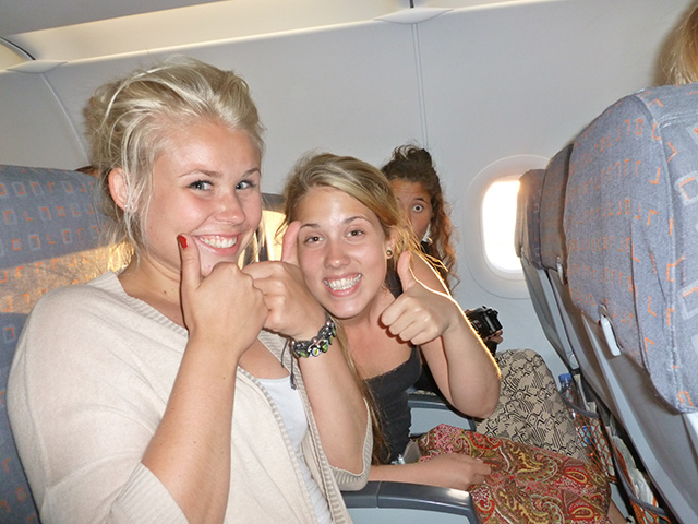 I flygplanet